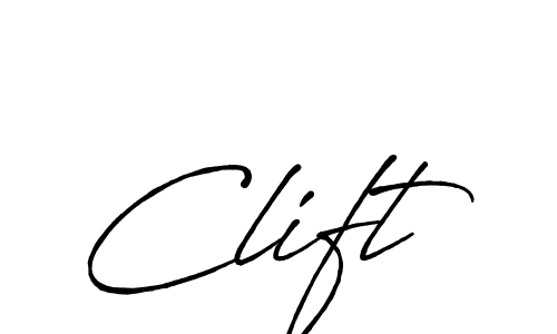 You should practise on your own different ways (Antro_Vectra_Bolder) to write your name (Clift) in signature. don't let someone else do it for you. Clift signature style 7 images and pictures png