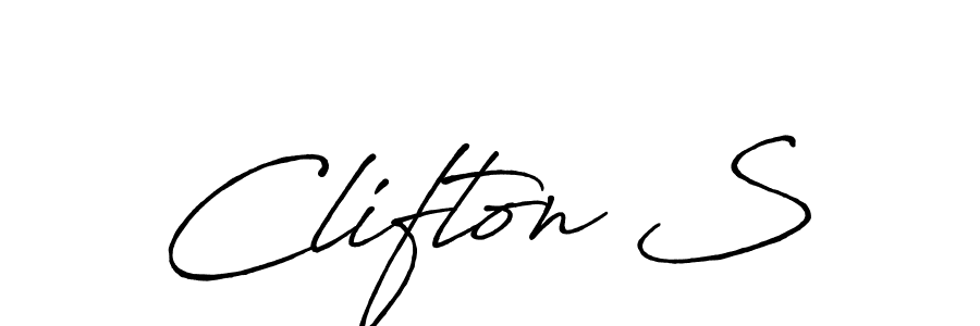 Make a short Clifton S signature style. Manage your documents anywhere anytime using Antro_Vectra_Bolder. Create and add eSignatures, submit forms, share and send files easily. Clifton S signature style 7 images and pictures png