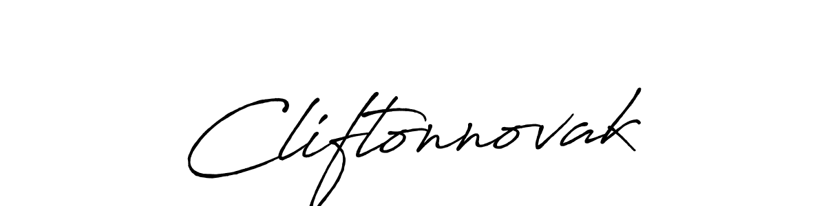 How to make Cliftonnovak signature? Antro_Vectra_Bolder is a professional autograph style. Create handwritten signature for Cliftonnovak name. Cliftonnovak signature style 7 images and pictures png