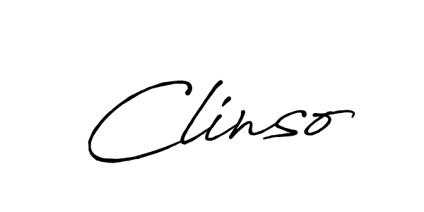 Also You can easily find your signature by using the search form. We will create Clinso name handwritten signature images for you free of cost using Antro_Vectra_Bolder sign style. Clinso signature style 7 images and pictures png