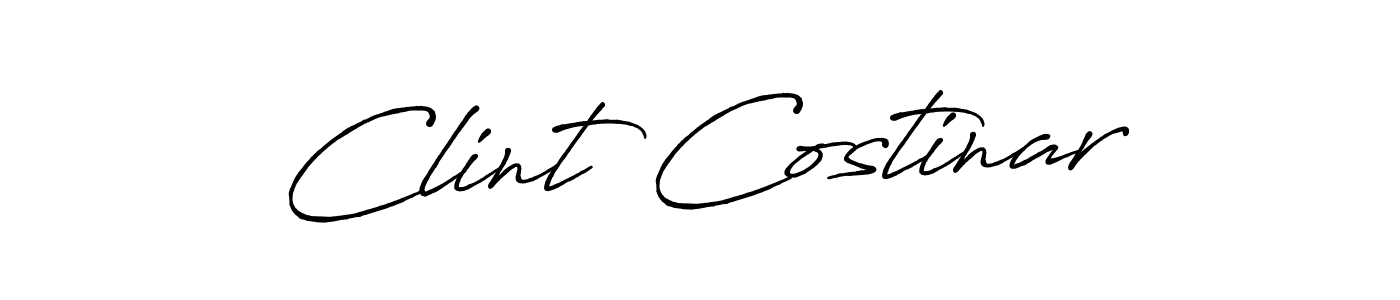 Best and Professional Signature Style for Clint Costinar. Antro_Vectra_Bolder Best Signature Style Collection. Clint Costinar signature style 7 images and pictures png