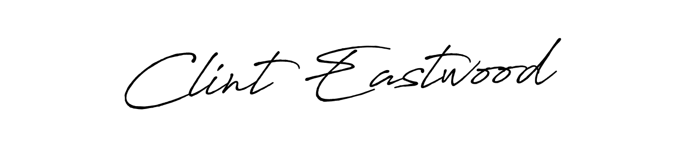 Create a beautiful signature design for name Clint Eastwood. With this signature (Antro_Vectra_Bolder) fonts, you can make a handwritten signature for free. Clint Eastwood signature style 7 images and pictures png