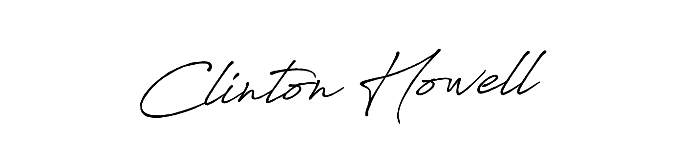 Best and Professional Signature Style for Clinton Howell. Antro_Vectra_Bolder Best Signature Style Collection. Clinton Howell signature style 7 images and pictures png