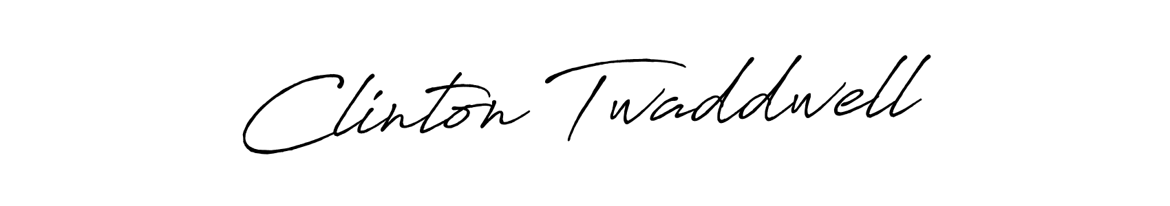 Also we have Clinton Twaddwell name is the best signature style. Create professional handwritten signature collection using Antro_Vectra_Bolder autograph style. Clinton Twaddwell signature style 7 images and pictures png