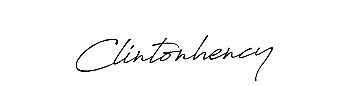 Also You can easily find your signature by using the search form. We will create Clintonhency name handwritten signature images for you free of cost using Antro_Vectra_Bolder sign style. Clintonhency signature style 7 images and pictures png