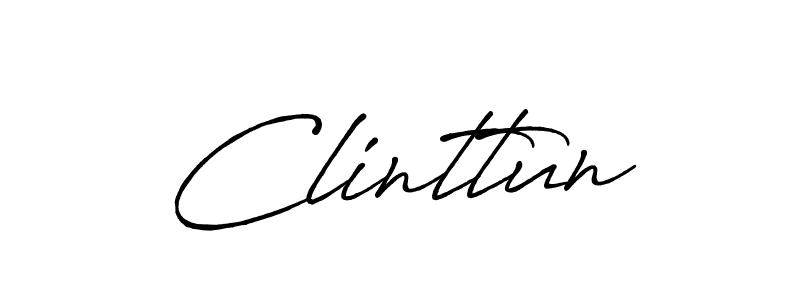 Best and Professional Signature Style for Clinttun. Antro_Vectra_Bolder Best Signature Style Collection. Clinttun signature style 7 images and pictures png