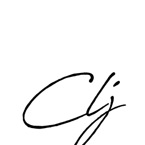 How to make Clj name signature. Use Antro_Vectra_Bolder style for creating short signs online. This is the latest handwritten sign. Clj signature style 7 images and pictures png