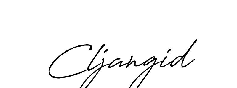 How to Draw Cljangid signature style? Antro_Vectra_Bolder is a latest design signature styles for name Cljangid. Cljangid signature style 7 images and pictures png