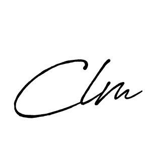 Antro_Vectra_Bolder is a professional signature style that is perfect for those who want to add a touch of class to their signature. It is also a great choice for those who want to make their signature more unique. Get Clm name to fancy signature for free. Clm signature style 7 images and pictures png