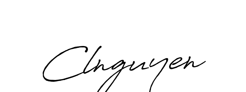 Use a signature maker to create a handwritten signature online. With this signature software, you can design (Antro_Vectra_Bolder) your own signature for name Clnguyen. Clnguyen signature style 7 images and pictures png