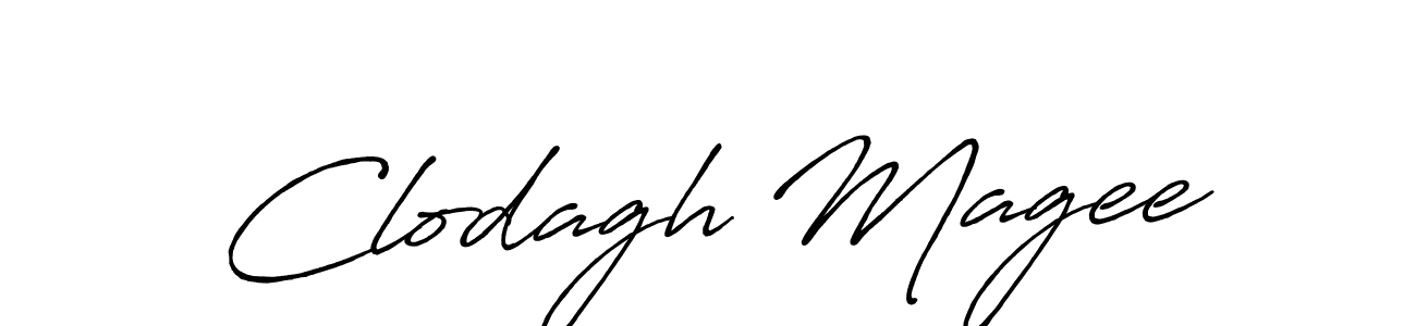 Antro_Vectra_Bolder is a professional signature style that is perfect for those who want to add a touch of class to their signature. It is also a great choice for those who want to make their signature more unique. Get Clodagh Magee name to fancy signature for free. Clodagh Magee signature style 7 images and pictures png