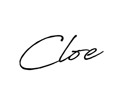 How to make Cloe name signature. Use Antro_Vectra_Bolder style for creating short signs online. This is the latest handwritten sign. Cloe signature style 7 images and pictures png