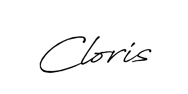 Create a beautiful signature design for name Cloris. With this signature (Antro_Vectra_Bolder) fonts, you can make a handwritten signature for free. Cloris signature style 7 images and pictures png