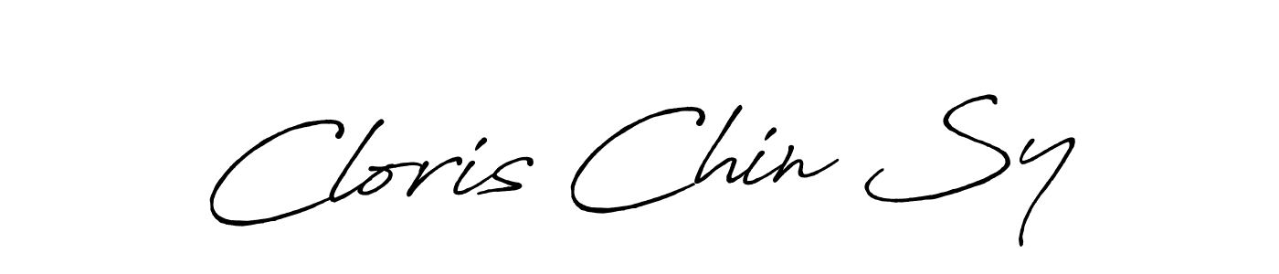 if you are searching for the best signature style for your name Cloris Chin Sy. so please give up your signature search. here we have designed multiple signature styles  using Antro_Vectra_Bolder. Cloris Chin Sy signature style 7 images and pictures png