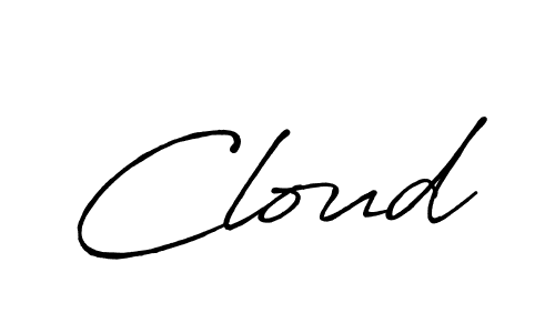 You should practise on your own different ways (Antro_Vectra_Bolder) to write your name (Cloud) in signature. don't let someone else do it for you. Cloud signature style 7 images and pictures png