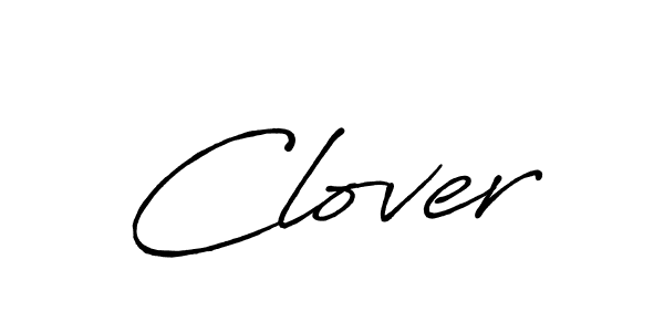 Use a signature maker to create a handwritten signature online. With this signature software, you can design (Antro_Vectra_Bolder) your own signature for name Clover. Clover signature style 7 images and pictures png
