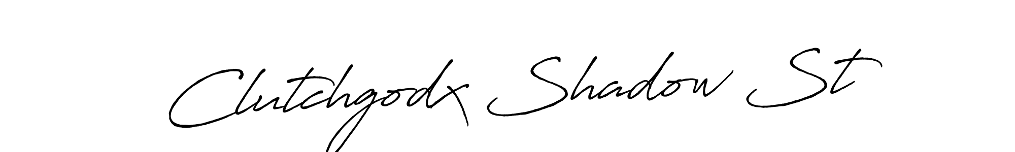 Once you've used our free online signature maker to create your best signature Antro_Vectra_Bolder style, it's time to enjoy all of the benefits that Clutchgodx Shadow St name signing documents. Clutchgodx Shadow St signature style 7 images and pictures png