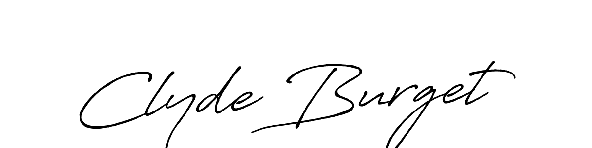 See photos of Clyde Burget official signature by Spectra . Check more albums & portfolios. Read reviews & check more about Antro_Vectra_Bolder font. Clyde Burget signature style 7 images and pictures png