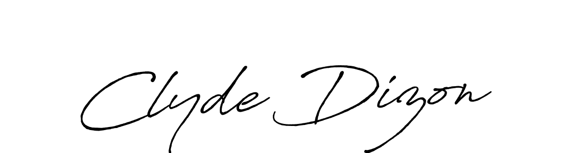 Also we have Clyde Dizon name is the best signature style. Create professional handwritten signature collection using Antro_Vectra_Bolder autograph style. Clyde Dizon signature style 7 images and pictures png