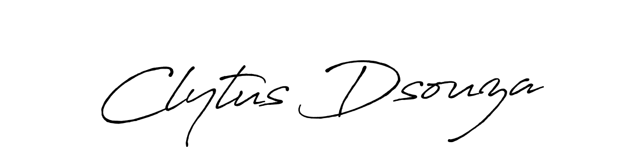 Use a signature maker to create a handwritten signature online. With this signature software, you can design (Antro_Vectra_Bolder) your own signature for name Clytus Dsouza. Clytus Dsouza signature style 7 images and pictures png