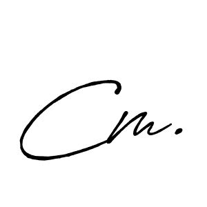 This is the best signature style for the Cm. name. Also you like these signature font (Antro_Vectra_Bolder). Mix name signature. Cm. signature style 7 images and pictures png