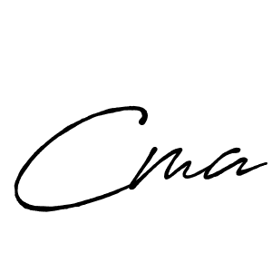 Antro_Vectra_Bolder is a professional signature style that is perfect for those who want to add a touch of class to their signature. It is also a great choice for those who want to make their signature more unique. Get Cma name to fancy signature for free. Cma signature style 7 images and pictures png