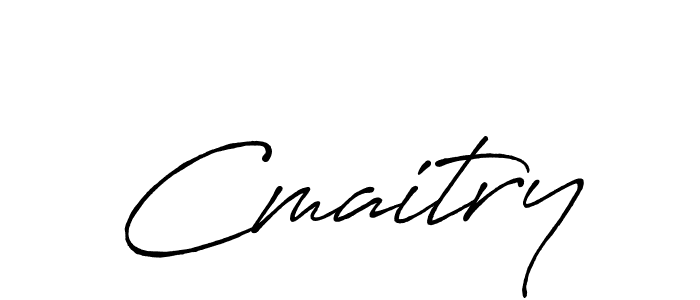 How to make Cmaitry name signature. Use Antro_Vectra_Bolder style for creating short signs online. This is the latest handwritten sign. Cmaitry signature style 7 images and pictures png