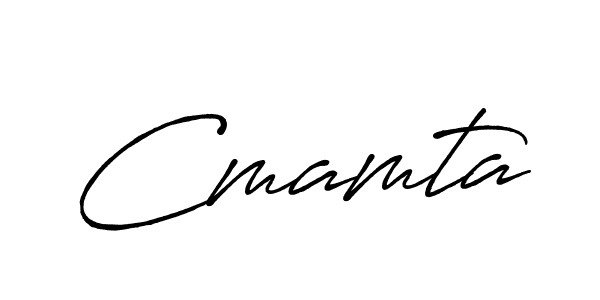 The best way (Antro_Vectra_Bolder) to make a short signature is to pick only two or three words in your name. The name Cmamta include a total of six letters. For converting this name. Cmamta signature style 7 images and pictures png