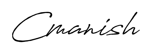 Discover how Cmanish looks in an executive cursive font (Antro_Vectra_Bolder). Perfect for legal documents, invoices, and certificates. Cmanish signature style 7 images and pictures png