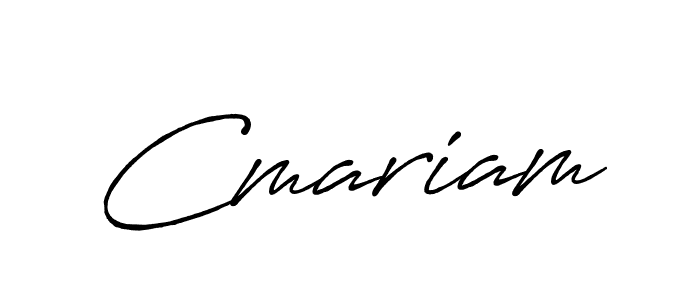 It looks lik you need a new signature style for name Cmariam. Design unique handwritten (Antro_Vectra_Bolder) signature with our free signature maker in just a few clicks. Cmariam signature style 7 images and pictures png