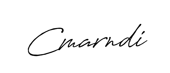 How to make Cmarndi name signature. Use Antro_Vectra_Bolder style for creating short signs online. This is the latest handwritten sign. Cmarndi signature style 7 images and pictures png