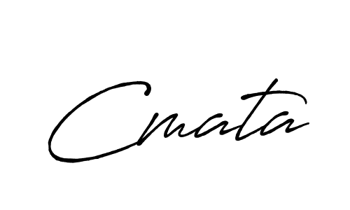 Cmata stylish signature style. Best Handwritten Sign (Antro_Vectra_Bolder) for my name. Handwritten Signature Collection Ideas for my name Cmata. Cmata signature style 7 images and pictures png