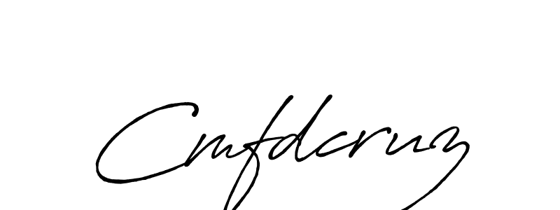 Make a beautiful signature design for name Cmfdcruz. With this signature (Antro_Vectra_Bolder) style, you can create a handwritten signature for free. Cmfdcruz signature style 7 images and pictures png