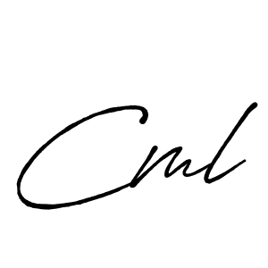 How to Draw Cml signature style? Antro_Vectra_Bolder is a latest design signature styles for name Cml. Cml signature style 7 images and pictures png