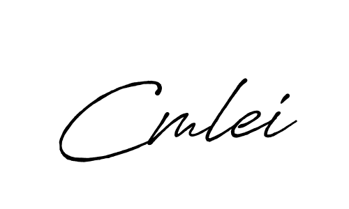 Make a beautiful signature design for name Cmlei. With this signature (Antro_Vectra_Bolder) style, you can create a handwritten signature for free. Cmlei signature style 7 images and pictures png