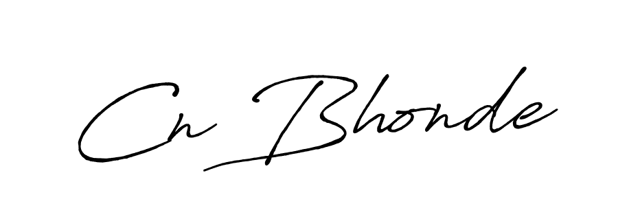 How to make Cn Bhonde signature? Antro_Vectra_Bolder is a professional autograph style. Create handwritten signature for Cn Bhonde name. Cn Bhonde signature style 7 images and pictures png