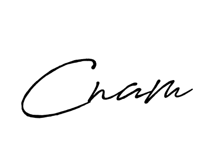 Cnam stylish signature style. Best Handwritten Sign (Antro_Vectra_Bolder) for my name. Handwritten Signature Collection Ideas for my name Cnam. Cnam signature style 7 images and pictures png