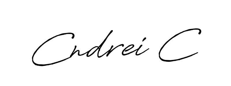 Similarly Antro_Vectra_Bolder is the best handwritten signature design. Signature creator online .You can use it as an online autograph creator for name Cndrei C. Cndrei C signature style 7 images and pictures png