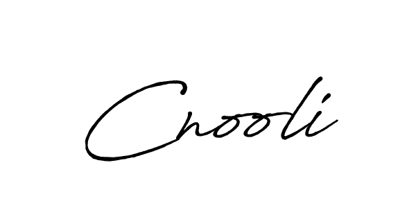 Design your own signature with our free online signature maker. With this signature software, you can create a handwritten (Antro_Vectra_Bolder) signature for name Cnooli. Cnooli signature style 7 images and pictures png