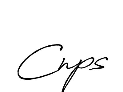 Cnps stylish signature style. Best Handwritten Sign (Antro_Vectra_Bolder) for my name. Handwritten Signature Collection Ideas for my name Cnps. Cnps signature style 7 images and pictures png