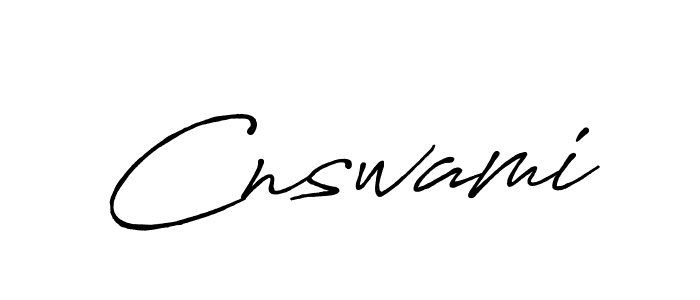 How to make Cnswami signature? Antro_Vectra_Bolder is a professional autograph style. Create handwritten signature for Cnswami name. Cnswami signature style 7 images and pictures png