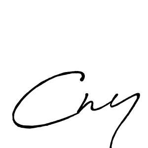 Create a beautiful signature design for name Cny. With this signature (Antro_Vectra_Bolder) fonts, you can make a handwritten signature for free. Cny signature style 7 images and pictures png