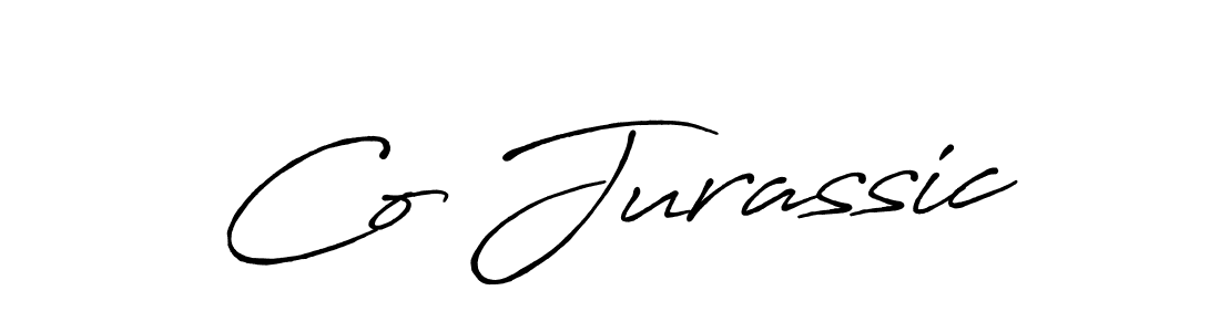 Create a beautiful signature design for name Co Jurassic. With this signature (Antro_Vectra_Bolder) fonts, you can make a handwritten signature for free. Co Jurassic signature style 7 images and pictures png