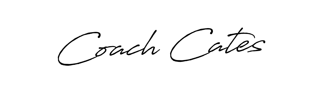 It looks lik you need a new signature style for name Coach Cates. Design unique handwritten (Antro_Vectra_Bolder) signature with our free signature maker in just a few clicks. Coach Cates signature style 7 images and pictures png