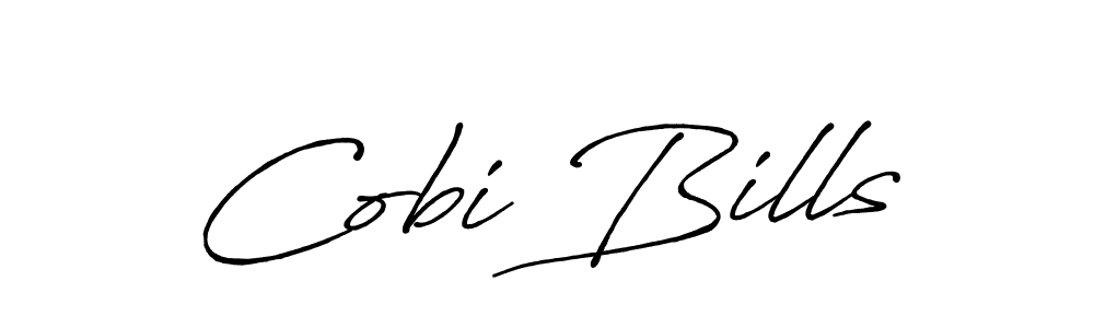 Once you've used our free online signature maker to create your best signature Antro_Vectra_Bolder style, it's time to enjoy all of the benefits that Cobi Bills name signing documents. Cobi Bills signature style 7 images and pictures png