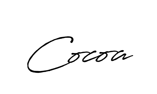 It looks lik you need a new signature style for name Cocoa. Design unique handwritten (Antro_Vectra_Bolder) signature with our free signature maker in just a few clicks. Cocoa signature style 7 images and pictures png