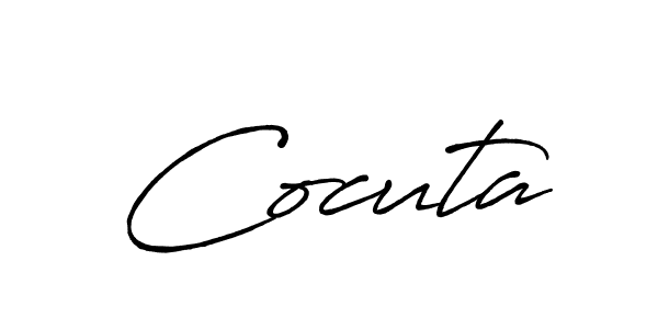 Once you've used our free online signature maker to create your best signature Antro_Vectra_Bolder style, it's time to enjoy all of the benefits that Cocuta name signing documents. Cocuta signature style 7 images and pictures png