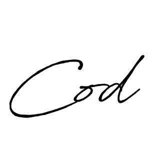 This is the best signature style for the Cod name. Also you like these signature font (Antro_Vectra_Bolder). Mix name signature. Cod signature style 7 images and pictures png