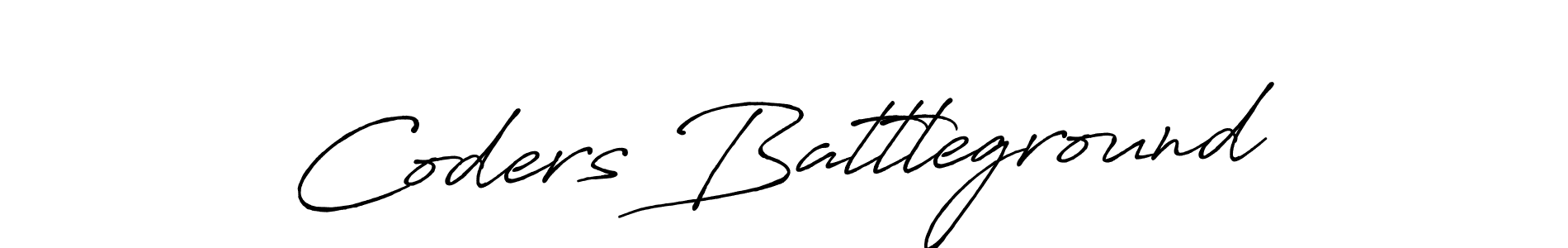 Coders Battleground stylish signature style. Best Handwritten Sign (Antro_Vectra_Bolder) for my name. Handwritten Signature Collection Ideas for my name Coders Battleground. Coders Battleground signature style 7 images and pictures png