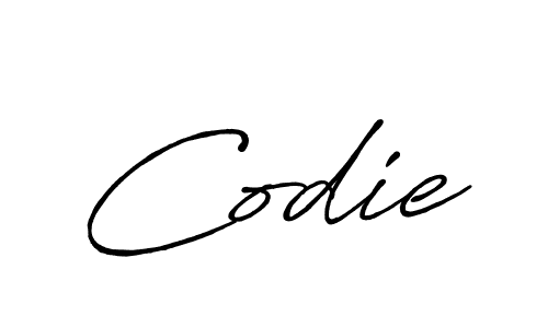 Similarly Antro_Vectra_Bolder is the best handwritten signature design. Signature creator online .You can use it as an online autograph creator for name Codie. Codie signature style 7 images and pictures png